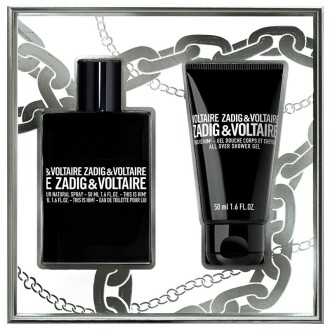 Zadig & Voltaire This is Him! dovanų rinkinys EDT 50 ml a dušo želė 50 ml 2