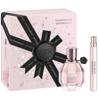 Viktor & Rolf Flowerbomb dovanų rinkinys – EDP 50 ml ir miniatiūrinis EDP 10 ml