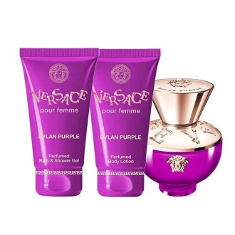 Versace Dylan Purple pour Femme dovanų rinkinys EDP 50 ml, kūno losjonas 50 ml ir dušo želė 50 ml 2