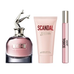 Jean Paul Gaultier Scandal dovanų rinkinys EDP 80 ml, kūno losjonas 75 ml ir miniatiūrinis EDP 10 ml