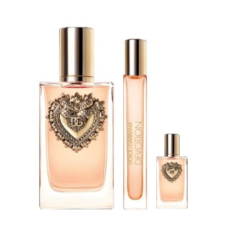 Dolce Gabbana Dolce & Gabbana Devotion dovanų rinkinys – EDP 100 ml, miniatiūrinis EDP 10 ml ir 2