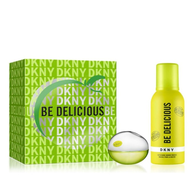 DKNY Be Delicious dovanų rinkinys – EDP 30 ml ir dušo putos 150 ml