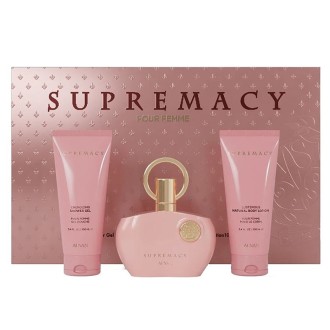 Afnan Supremacy Pink dovanų rinkinys – EDP 100 ml, dušo želė 100 ml ir kūno losjonas 100 ml