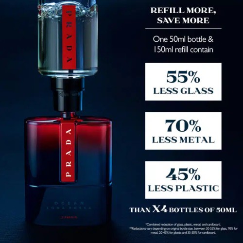 Prada Luna Rossa Ocean EDP ( papildymas ) 150 ml kvepalai vyrams