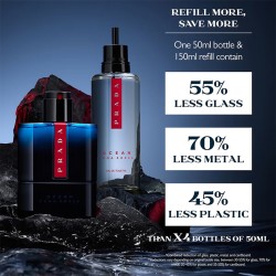 Prada Luna Rossa Ocean EDP ( papildymas ) 150 ml kvepalai vyrams