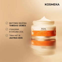 Ren Clean Skincare Radiance Overnight Glow Dark Spot Sleeping Cream - Naktinis Veido Kremas 50 ml