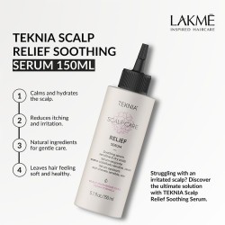 Lakmé Teknia Scalp Care Relief Serum - serumas jautriai ir sausai galvos odai, 150 ml