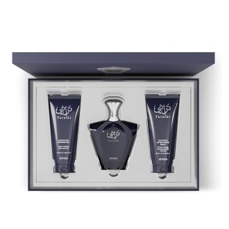 Afnan Turathi Blue Dovanų rinkinys EDP 90 ml, po skutimosi balsamas 100 ml ir dušo želė 100 ml 2