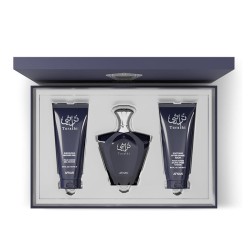Afnan Turathi Blue Dovanų rinkinys EDP 90 ml, po skutimosi balsamas 100 ml ir dušo želė 100 ml