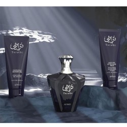 Afnan Turathi Blue Dovanų rinkinys EDP 90 ml, po skutimosi balsamas 100 ml ir dušo želė 100 ml