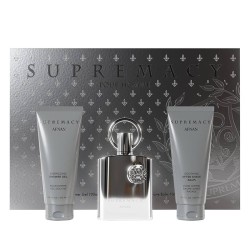 Afnan Supremacy Silver Dovanų rinkinys EDP 100 ml, dušo želė 100 ml ir balsamas po skutimosi100 ml