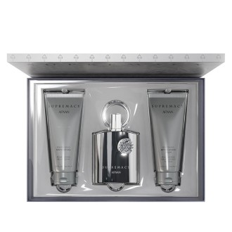 Afnan Supremacy Silver Dovanų rinkinys EDP 100 ml, dušo želė 100 ml ir balsamas po skutimosi100 ml 2