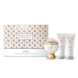 Afnan Souvenir Floral Bouquet dovanų rinkinys – EDP 100 ml, dušo želė 100 ml ir kūno losjonas 100 ml