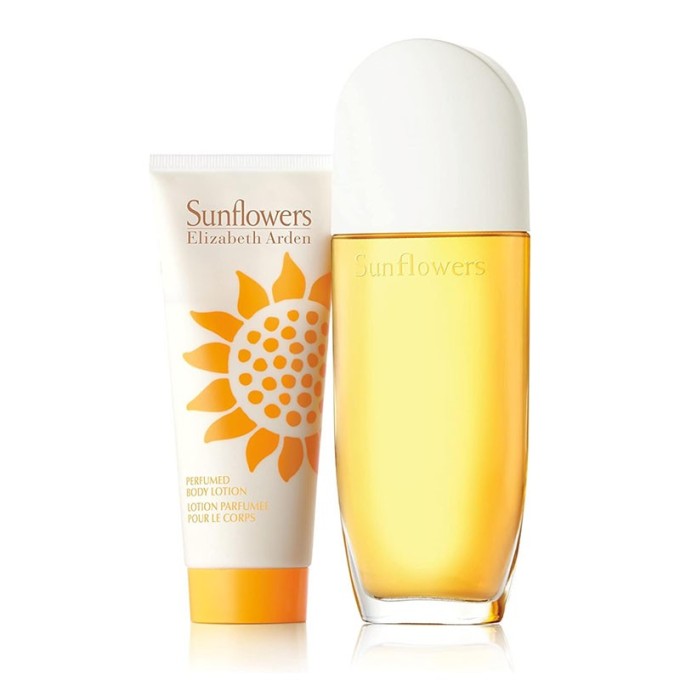 Elizabeth Arden Sunflowers Large Gift Set EDT 100 ml body lotion and 1