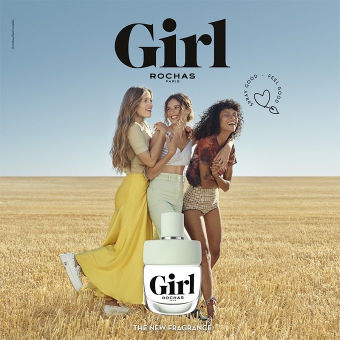 Rochas Girl dovanų rinkinys – EDT 100 ml, kūno losjonas 100 ml ir miniatiūrinis EDT 7,5 ml