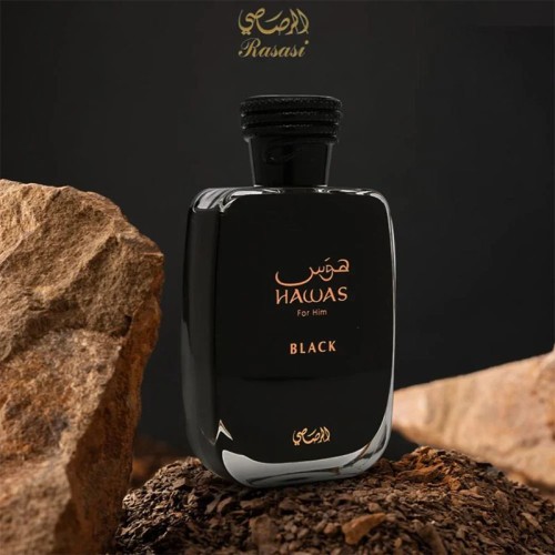 Rasasi Hawas Black EDP kvepalai vyrams, 100 ml