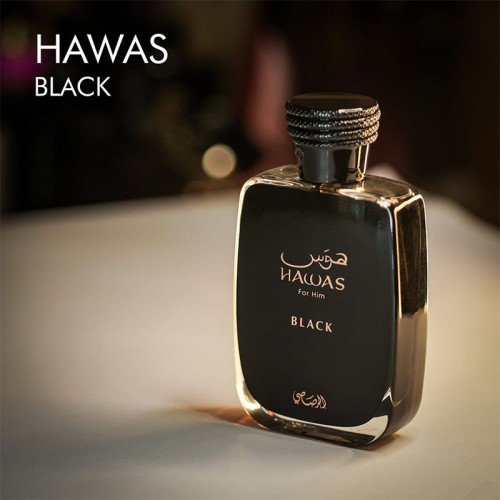 Rasasi Hawas Black EDP kvepalai vyrams, 100 ml