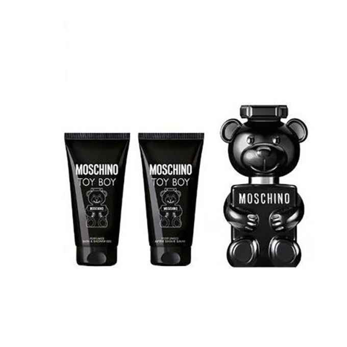 Moschino Toy Boy rinkinys - EDP 50 ml + balzamas po skutimosi 50 ml + dušo želė 50 ml