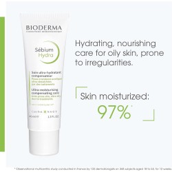 Bioderma Sébium Hydra - drėkinamasis kremas, 40 ml
