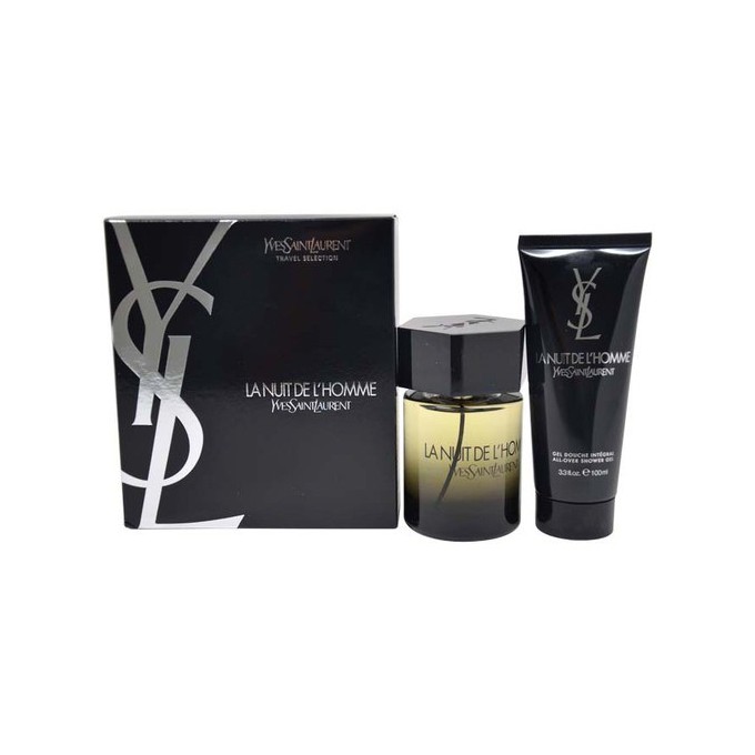 Yves Saint Laurent La Nuit L'Homme rinkinys EDT 100 ml ir dušo želė 100 ml