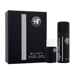 Alfa Romeo Black Gift Set EDT 15 ml and Body Spray 150 ml 15ml
