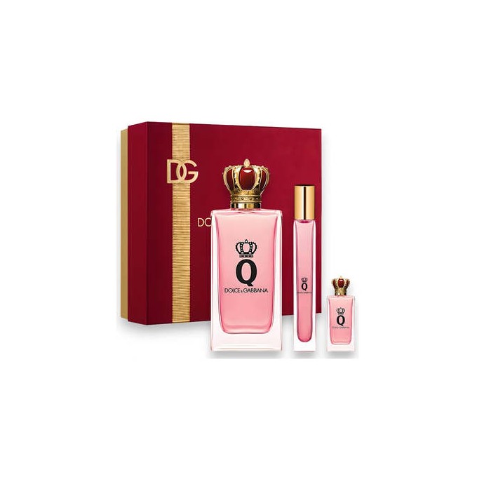 Dolce Gabbana Q by Dolce & Gabbana dovanų rinkinys EDP 100 ml, EDP 5 ml ir EDP 10 ml