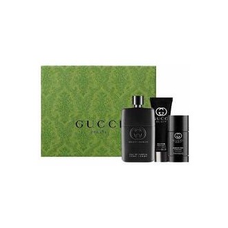 Gucci Guilty pour Homme Eau de Parfum dovanų rinkinys EDP 90 ml, dušo želė 50 ml a deostick 75 ml