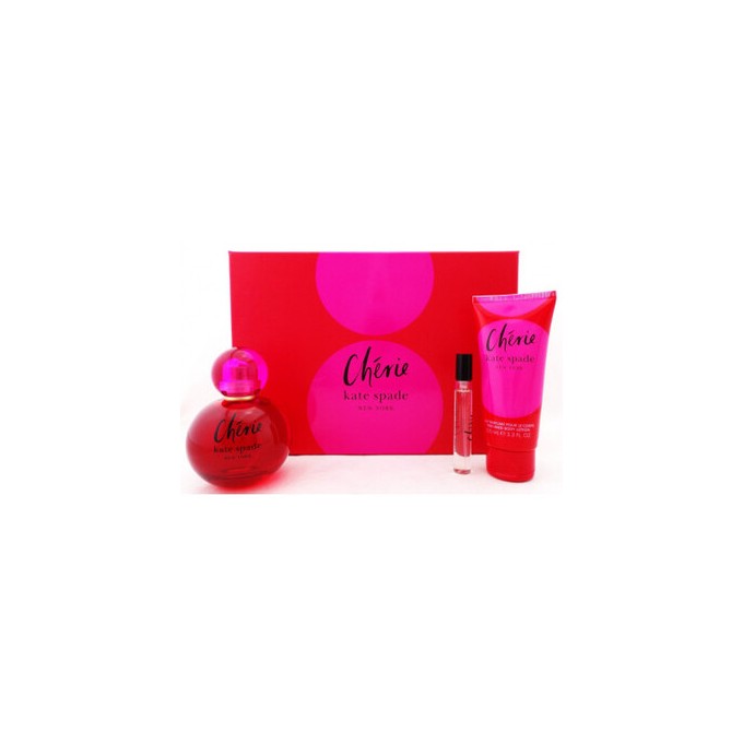 Kate Spade Chérie Dárková sada EDP 100 ml, miniaturka EDP 7,5 ml a tělové mléko 100 ml 100ml
