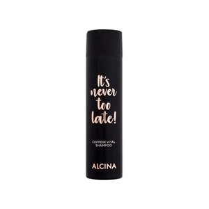 Alcina It´s Never Too Late! Coffein Vital Shampoo 250 ml