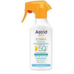 Astrid Sensitive Spray SPF 50+ - saulės losjoans su SPF 50+ visai šeimai, 270 ml