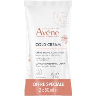 Avene Cold Cream Set - Rankų kremų rinkinys sausai ir labai sausai odai, 50 ml
