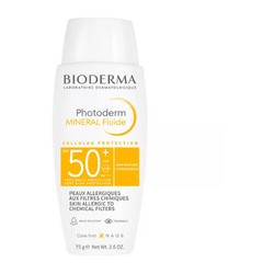 Bioderma Photoderm Mineral Fluide SPF50+ - Waterproof mineral suntan fluid for the face 75 ml