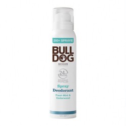 Bulldog Fresh Mint & Cedarwood Deodorant Spray - purškiamas dezodorantas, 125 ml