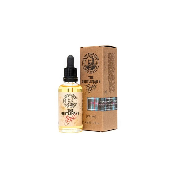 Captain Fawcett Gentleman´s Tipple Beard Oil - barzdos aliejus su viskio kvapu, 10 ml