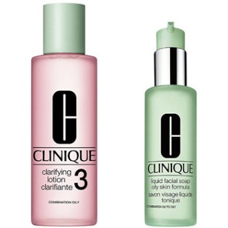 Clinique Cleansing + Exfoliation Kit - dovanų rinkinys