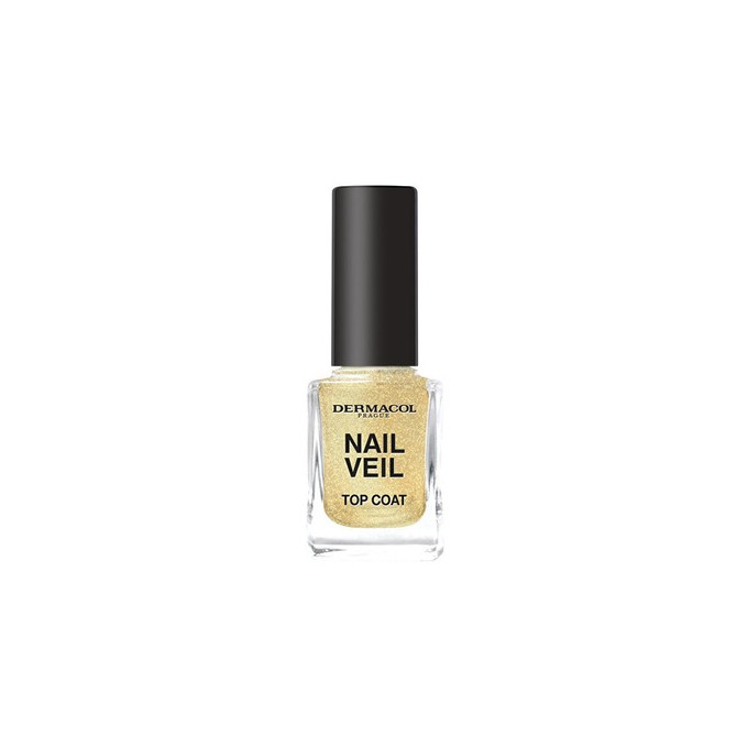 Dermacol Sparkling Nail Veil Top Coat - nagų lakas 11 ml Beach