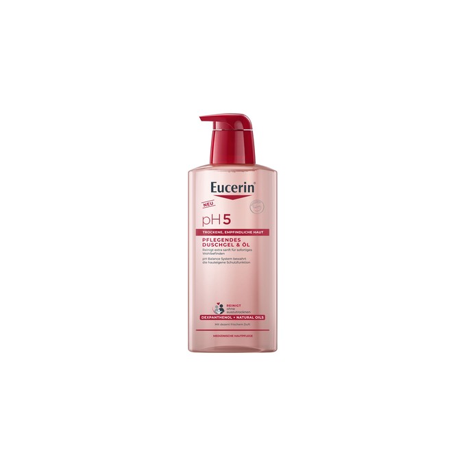 Eucerin pH5 Shower Gel & Oil - aliejinė dušo želė, 400 ml