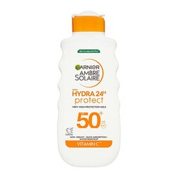 GARNIER Ambre Solaire Hydra 24h Protect Very High Protection Milk SPF 50 - Įdegio losjonas 175 ml