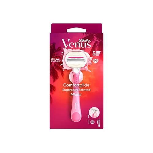Gillette Venus Comfortglide Miami - skustuvas + 1 galvutė