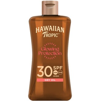 Hawaiian Tropic Glowing Protection Dry Oil SPF 30 - sausasis aliejus nuo saulės SPF 30, 100 ml