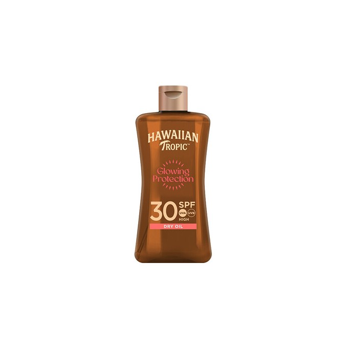 Hawaiian Tropic Glowing Protection Dry Oil SPF 30 - sausasis aliejus nuo saulės SPF 30, 100 ml
