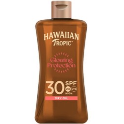 Hawaiian Tropic Glowing Protection Dry Oil SPF 30 - sausasis aliejus nuo saulės SPF 30, 100 ml