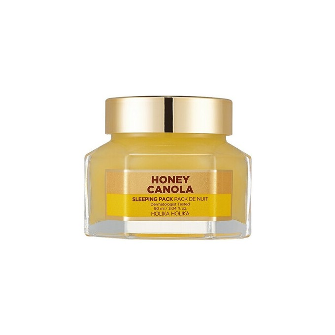 Holika Holika Canola Honey Sleeping Pack - Night face mask with honey and canola 90 ml