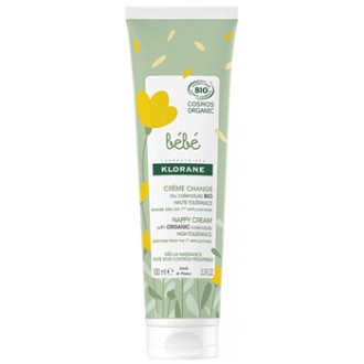 Klorane Bébé Diaper Change Cream - Kremas nuo strijų su ekologiškomis medetkomis, 100 ml