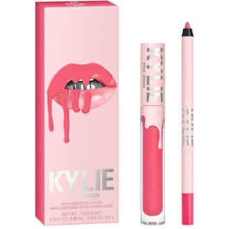 Kylie Cosmetics Velvet Liquid Lipstick + Lip Liner Set - dekoratyvinės kosmetikos rinkinys 306 Say