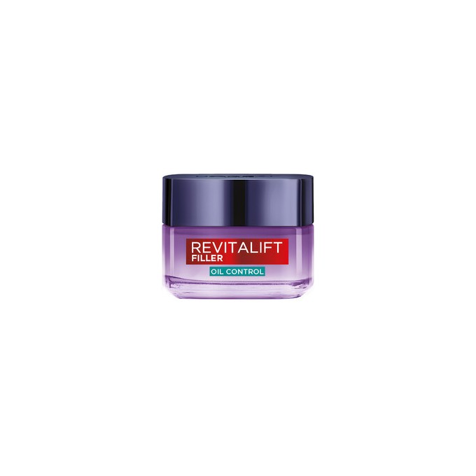 L´Oréal Revitalift Filler Oil Control Cream - veido kremas riebiai odai, 50 ml