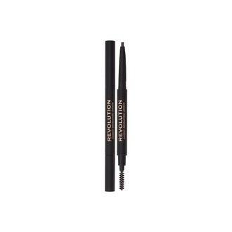 Makeup Revolution Duo Brow Definer - antakių pieštukas 0,25 g Medium Brown