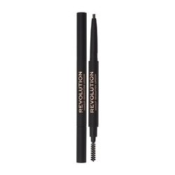 Makeup Revolution Duo Brow Definer - antakių pieštukas 0,25 g Medium Brown