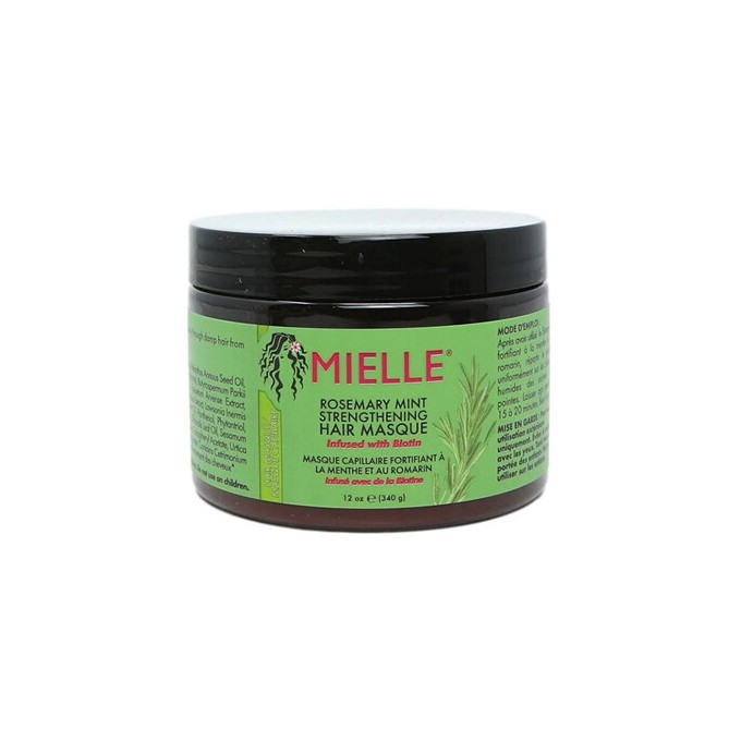 Mielle Rosemary Mint Strengthening Hair Masque - stiprinanti plaukų kaukė, 340 ml