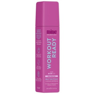 Minetan Workout Ready Self Tan Foam - Samoopalovací pěna pro aktivní životní styl 200 ml